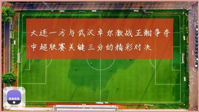 大连一方与武汉卓尔激战正酣争夺中超联赛关键三分的精彩对决