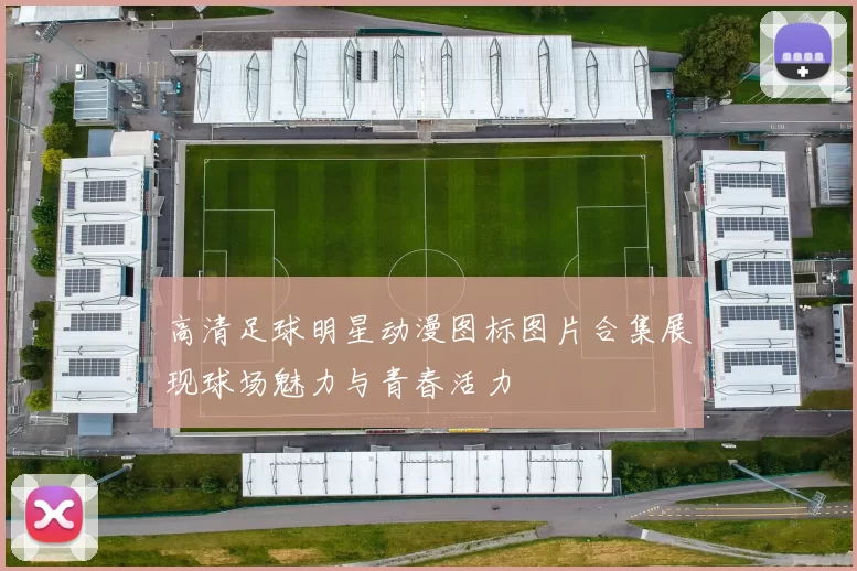 高清足球明星动漫图标图片合集展现球场魅力与青春活力