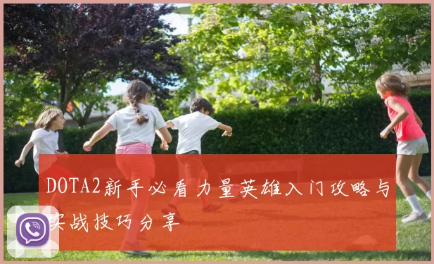 DOTA2新手必看力量英雄入门攻略与实战技巧分享